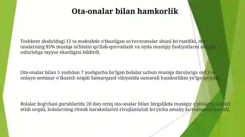 Musiqa va ritmik harakatlar 3