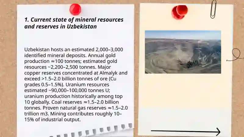 Development Mining and Metallurgy in Uzbekistan 3