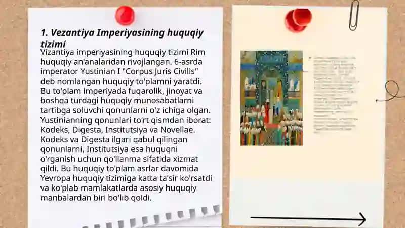 Vezantiya Imperiyasining huquqiy tizimi 3