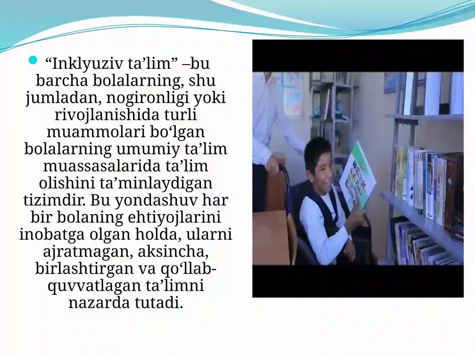"INKLYUZIV TA’LIM. MUAMMO VA YECHIMLAR" 3