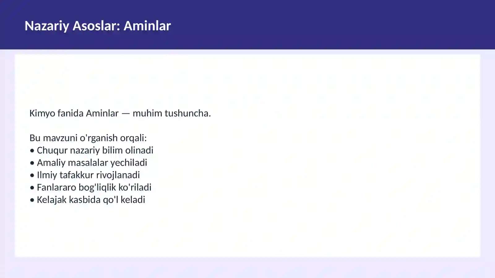 Kimyo Ketonlar 3