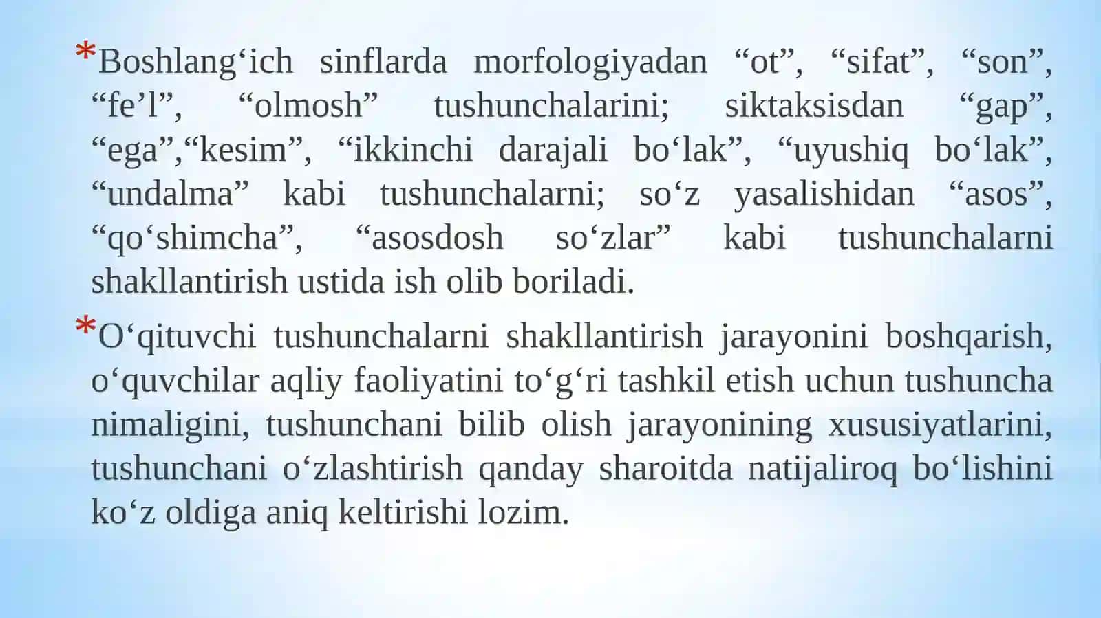 Grammatika va so‘z yasalishiga oid tushunchalar 3
