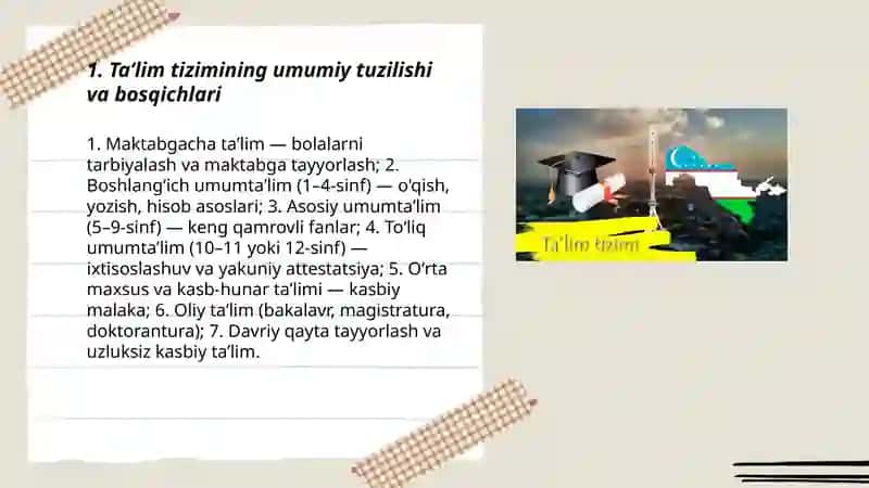 Taʼlim tizimi 3