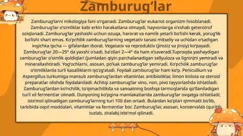 Zamburugʻ kasalliklar va ularga qarshi kurashish 3