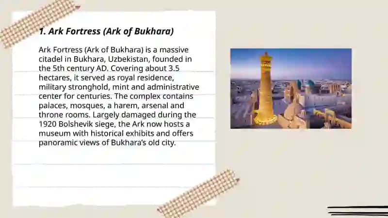 Ark Fortress (Ark of Bukhara) 3