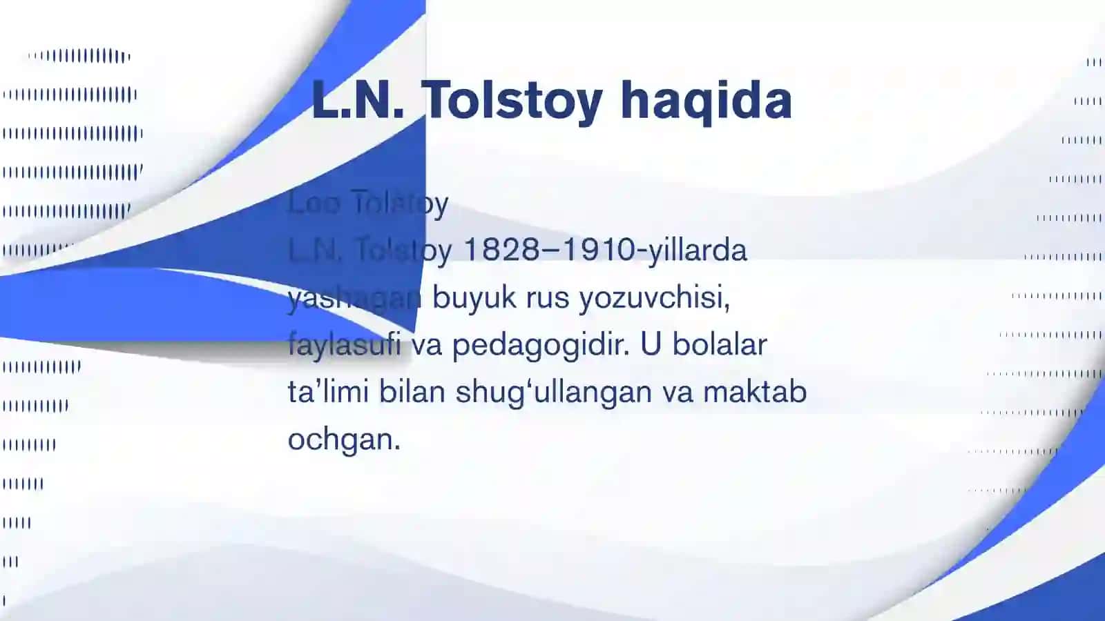 L.N. TOLSTOYNING PEDAGOGIK QARASHLARI 3