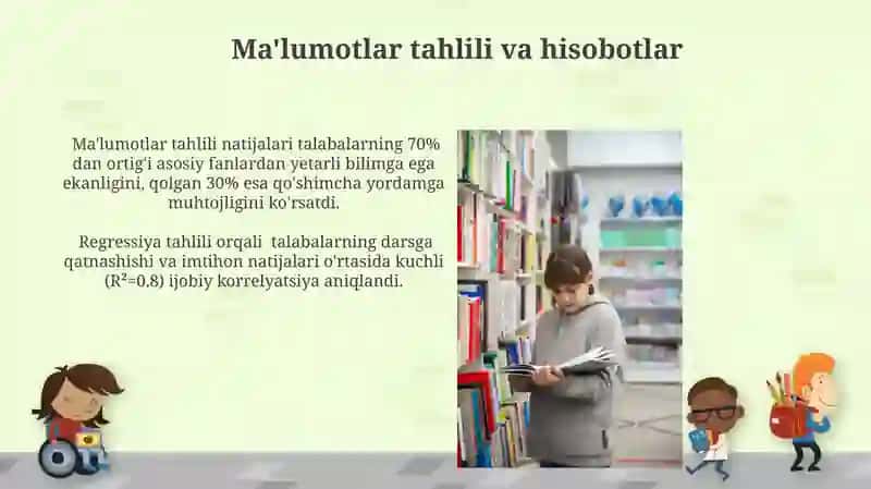Ma'lumotlar tahlili va hisobotlar 3