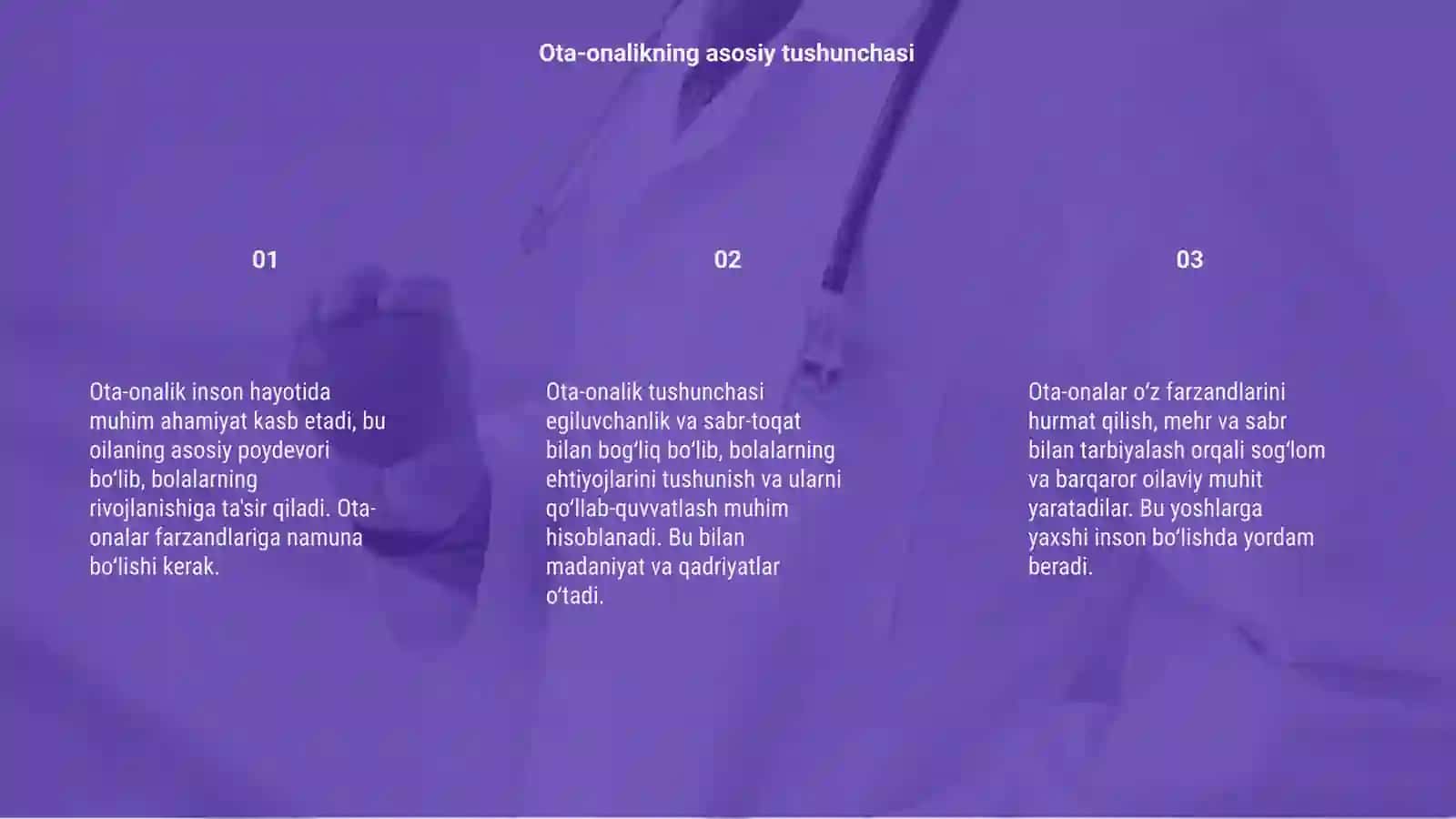 Ota-onalikning asosiy tushunchasi 3