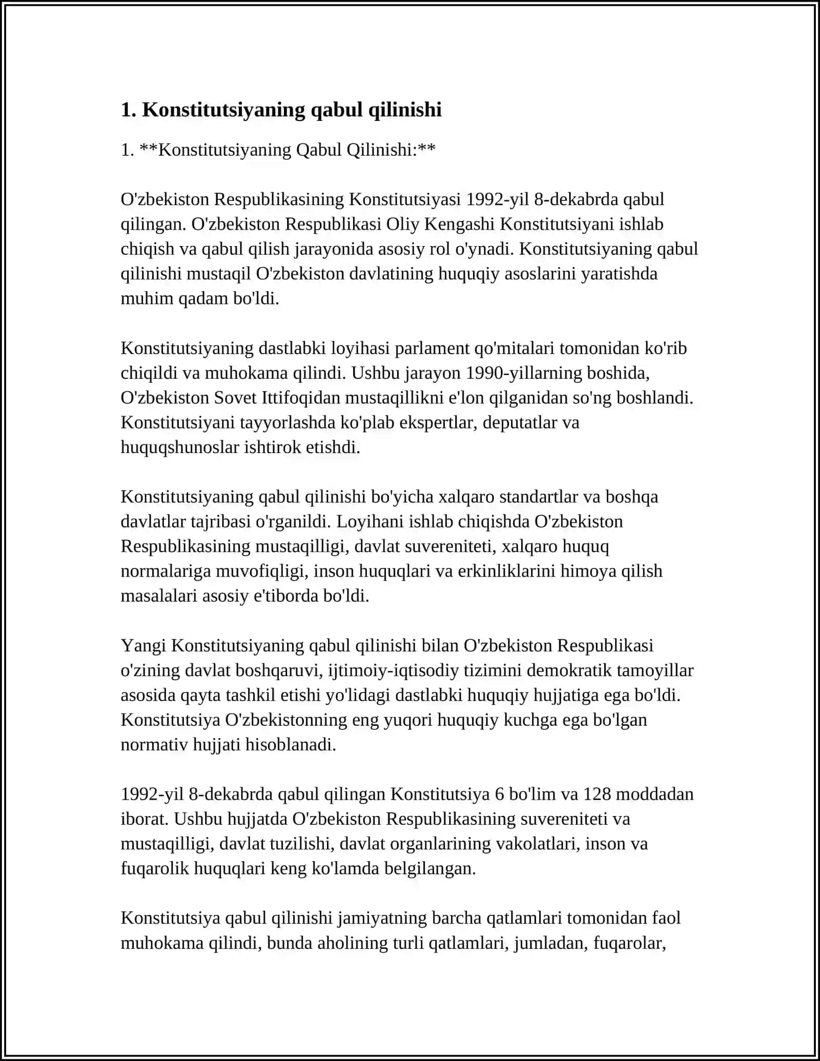 Konstitutsiyaning Qabul Qilinishi 3