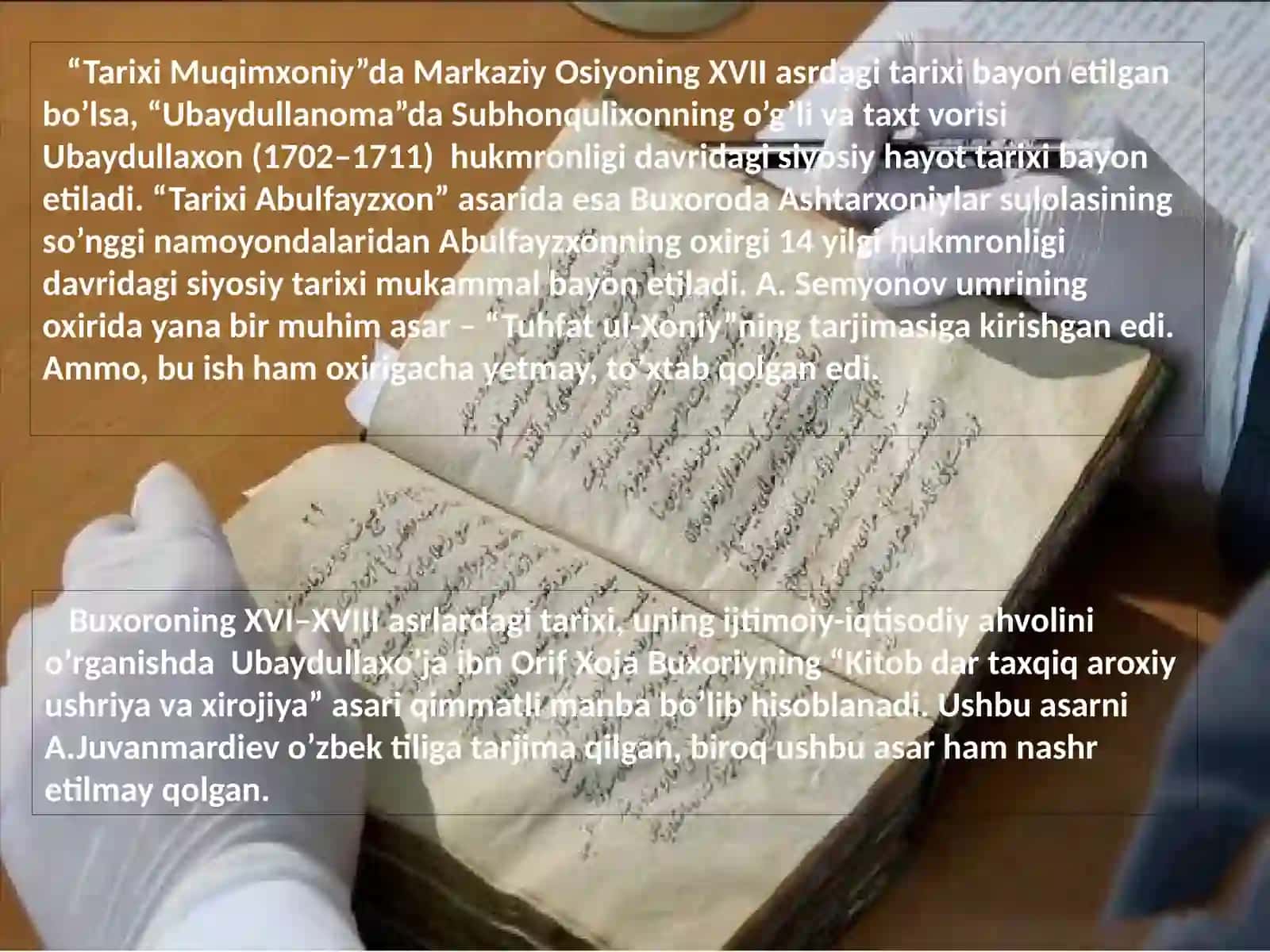 O'rta Osiyo xonliklari tarixi tarixshunosligi 3