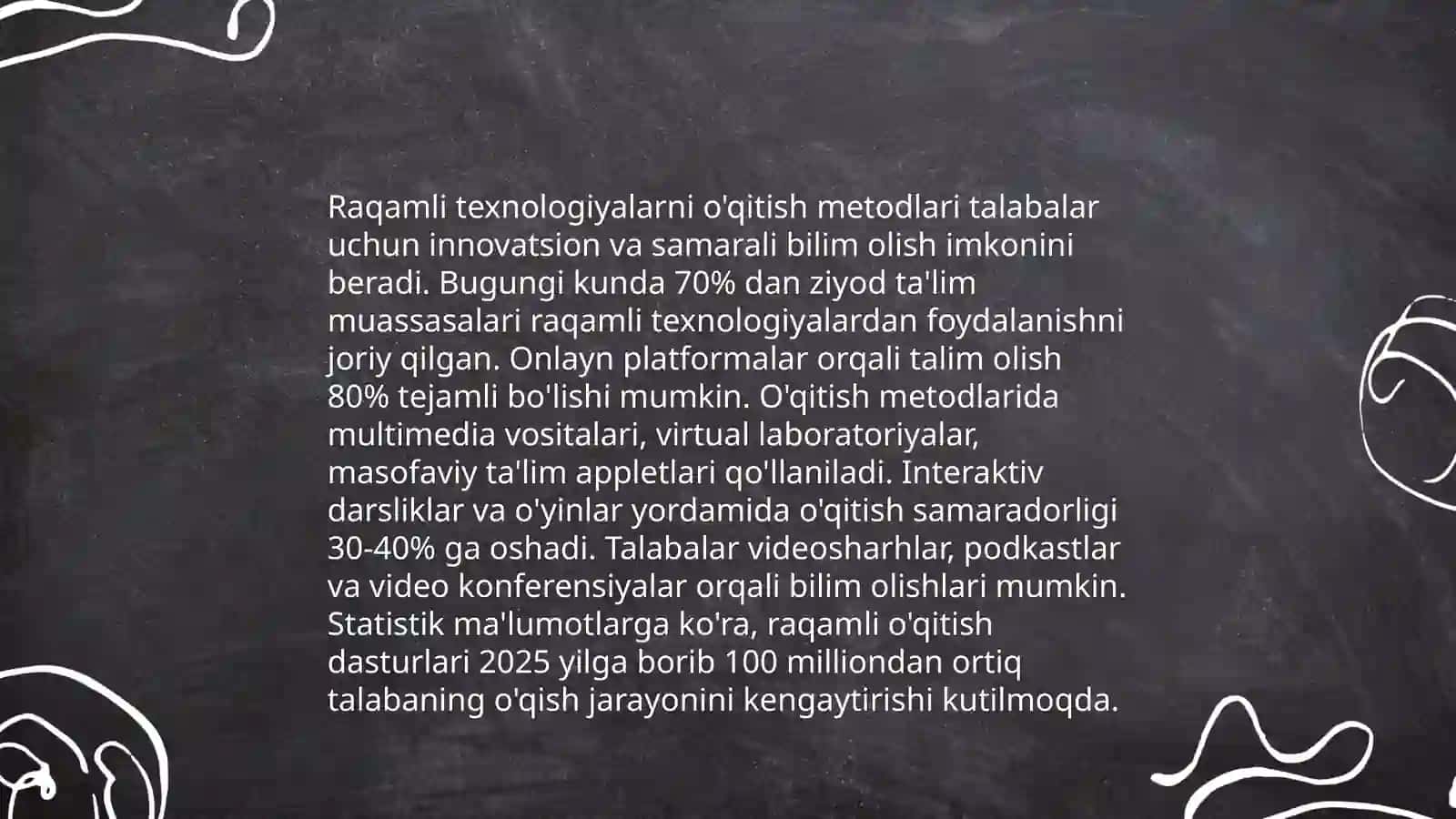 Raqamli texnologiyalarni o'qitish metodlari 3