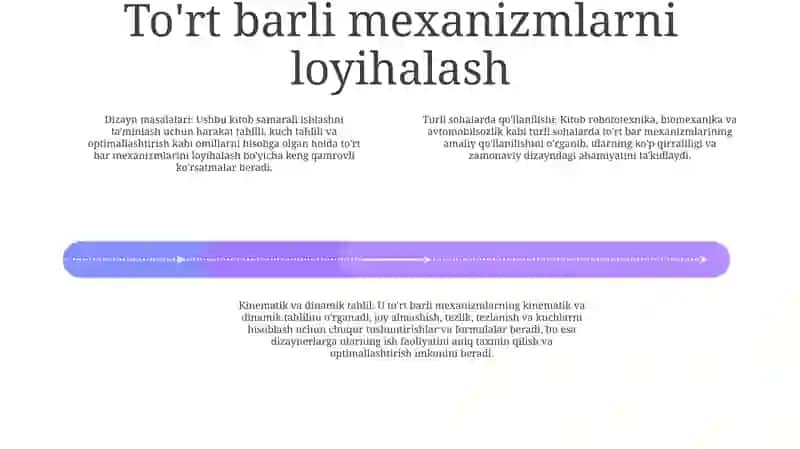 Tekislikda Harakatlanuvchi Mexanizmlarni Loyihalash 3