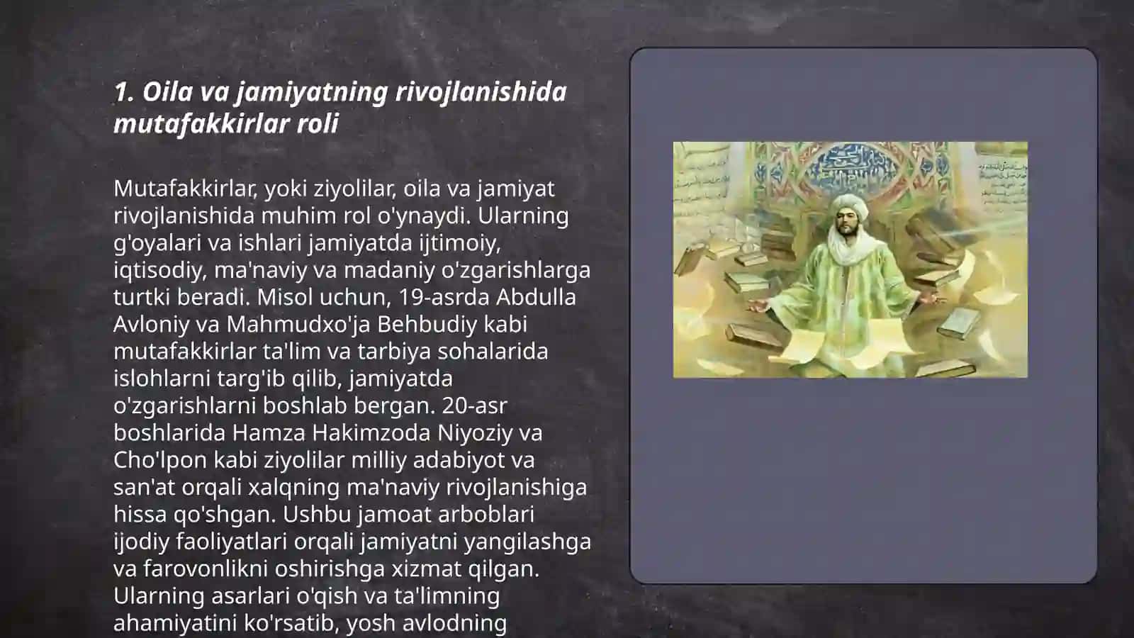 Mutafakkirlarning oila haqidagi qarashlari 3