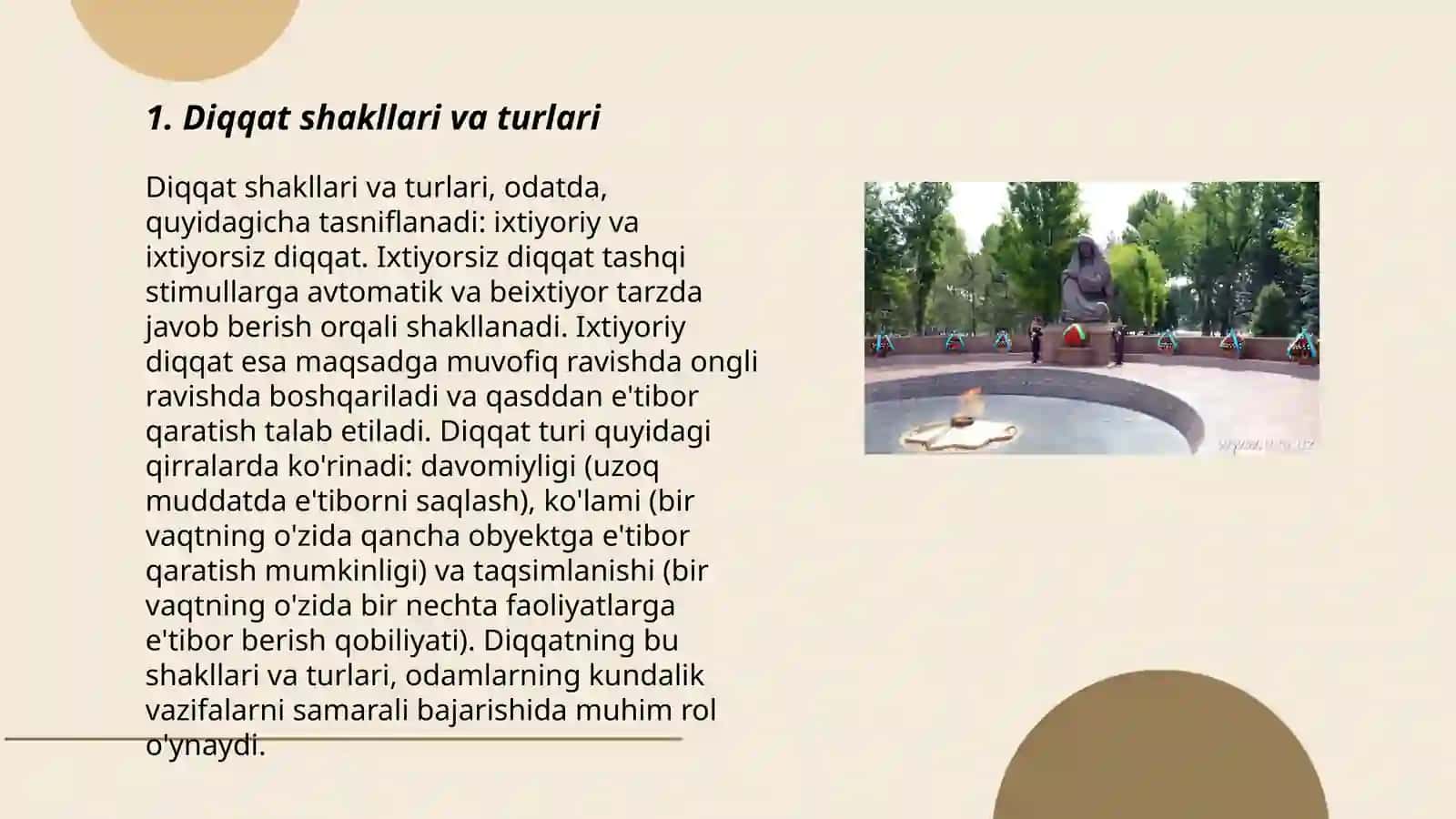 Diqqat va xotira 3