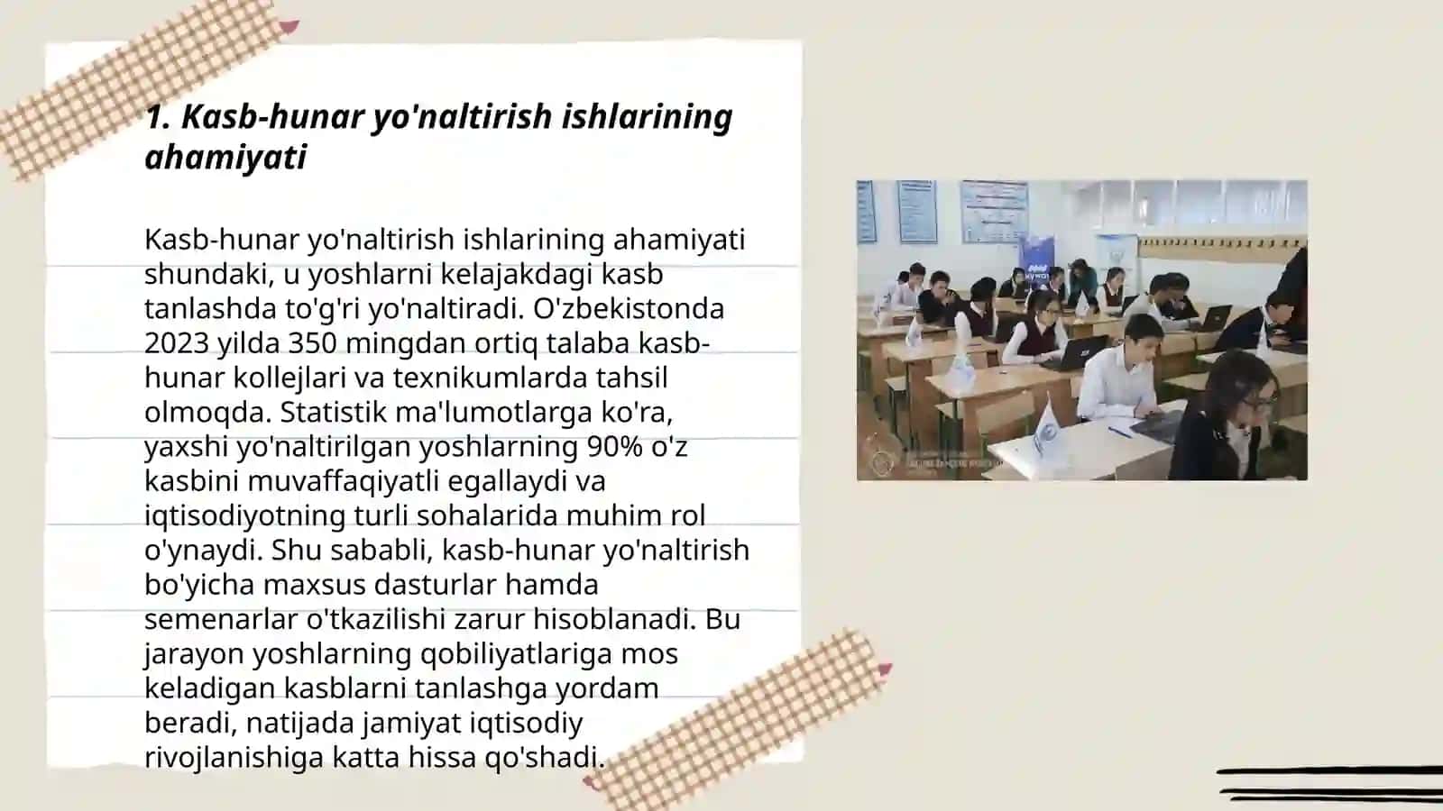 O'quv muassasasi rahbari va o'rinbosarlarining kasb hunarga yo'naltirish ishini tashkil etish 3
