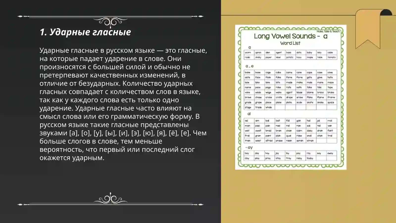 Правописание гласных 3