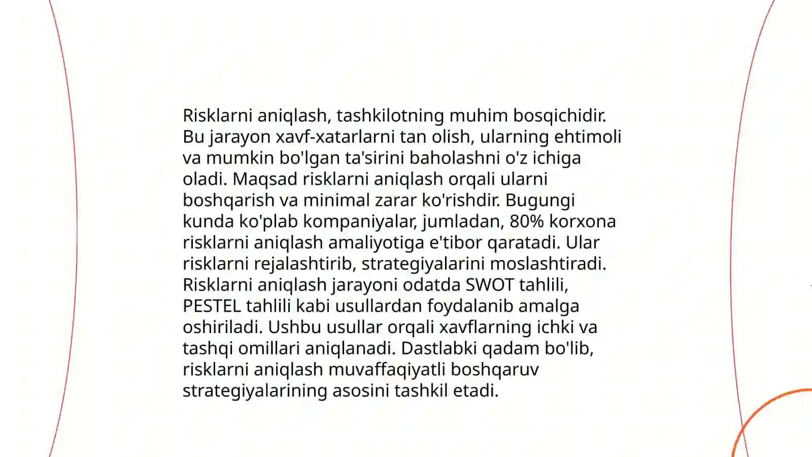 Risklarni boshqarish jarayoni 3