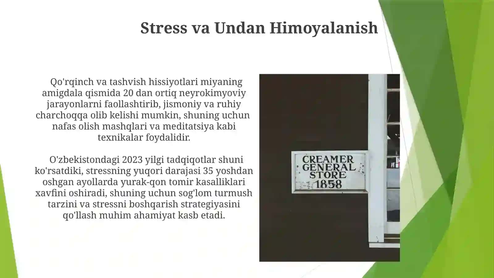Stress va Undan Himoyalanish 3