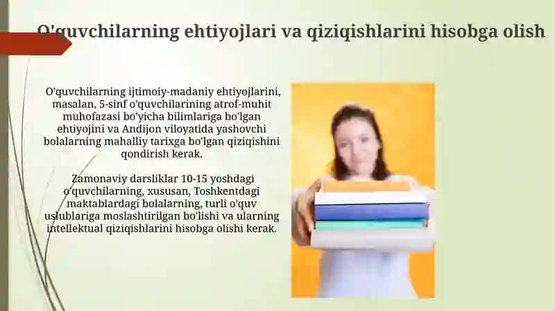 Zamonaviy Maktab Darsliklari Uchun Talablar 3