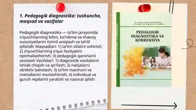 Pedagogik diagnostika va pedagogik korrektsiya 3