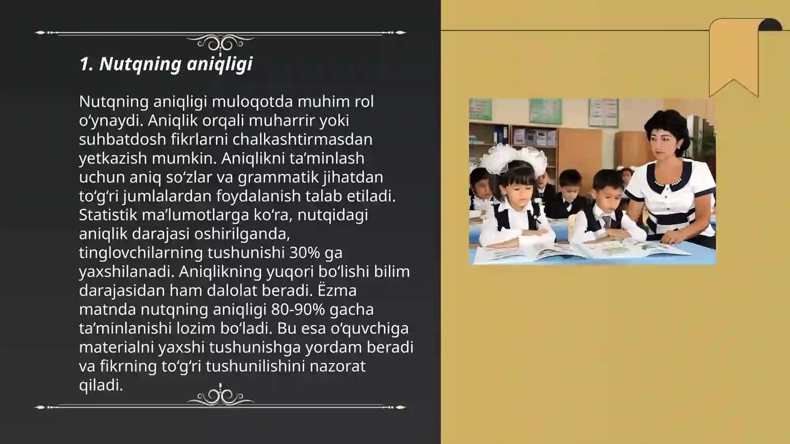 Tarbiyachi nutqiga qo'yiladigan talablar 3