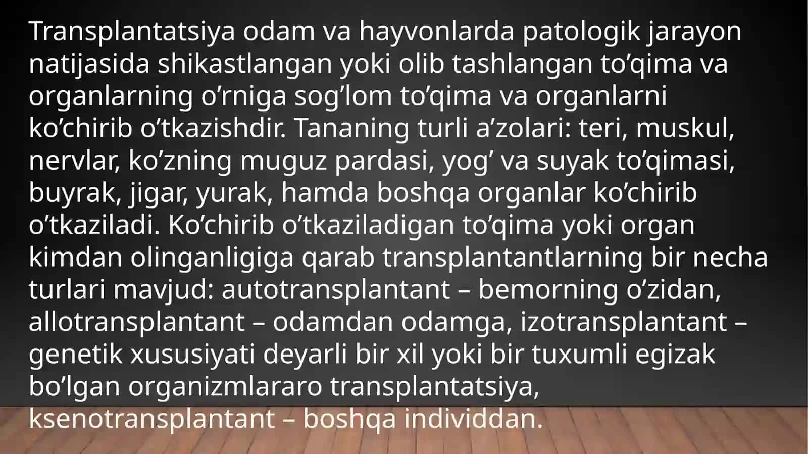 Transplantologiya haqida 3
