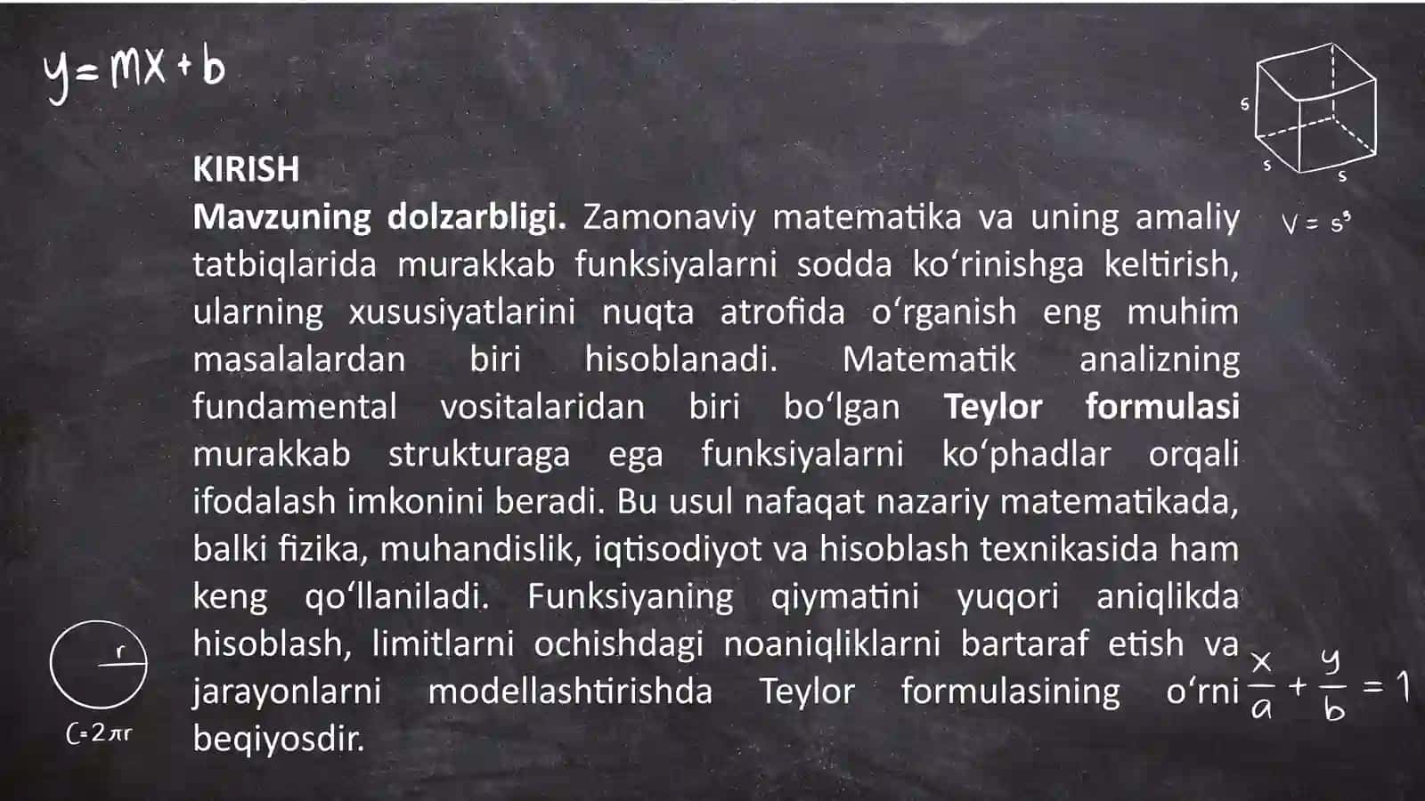 Matematika Analiz Fanidan 3