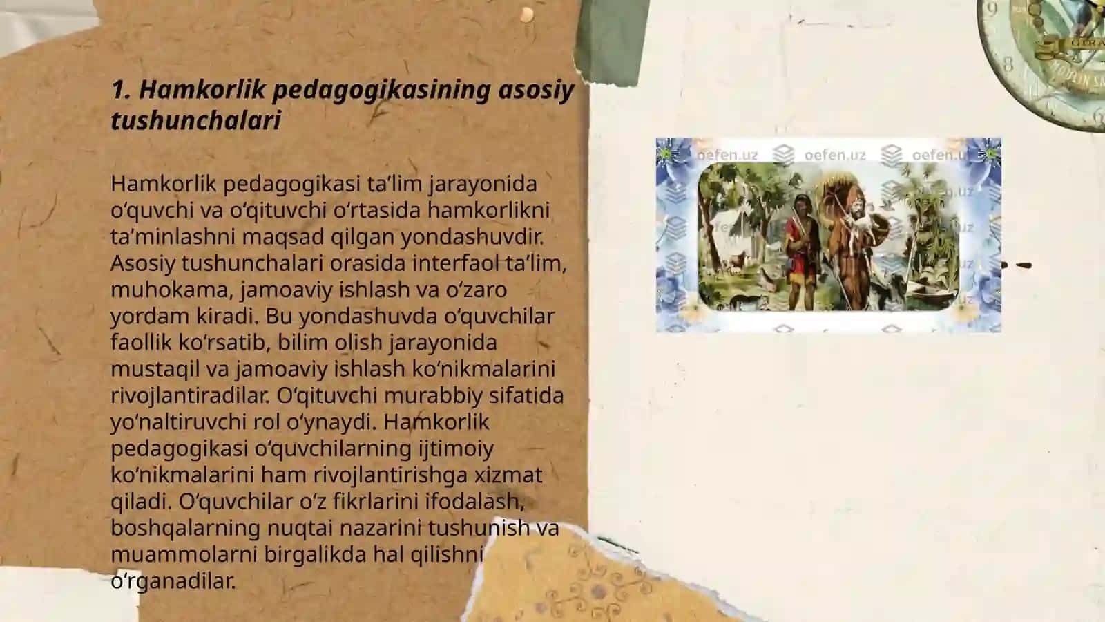 Hamkorlik pedagogikasining konseptual g'oyalari 3