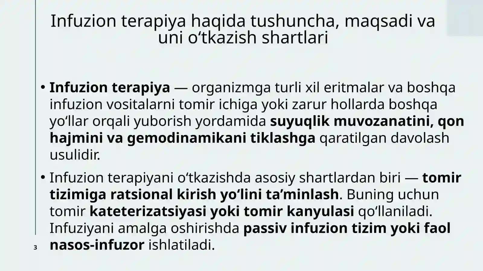 Infuzion terapiya asoslari 3