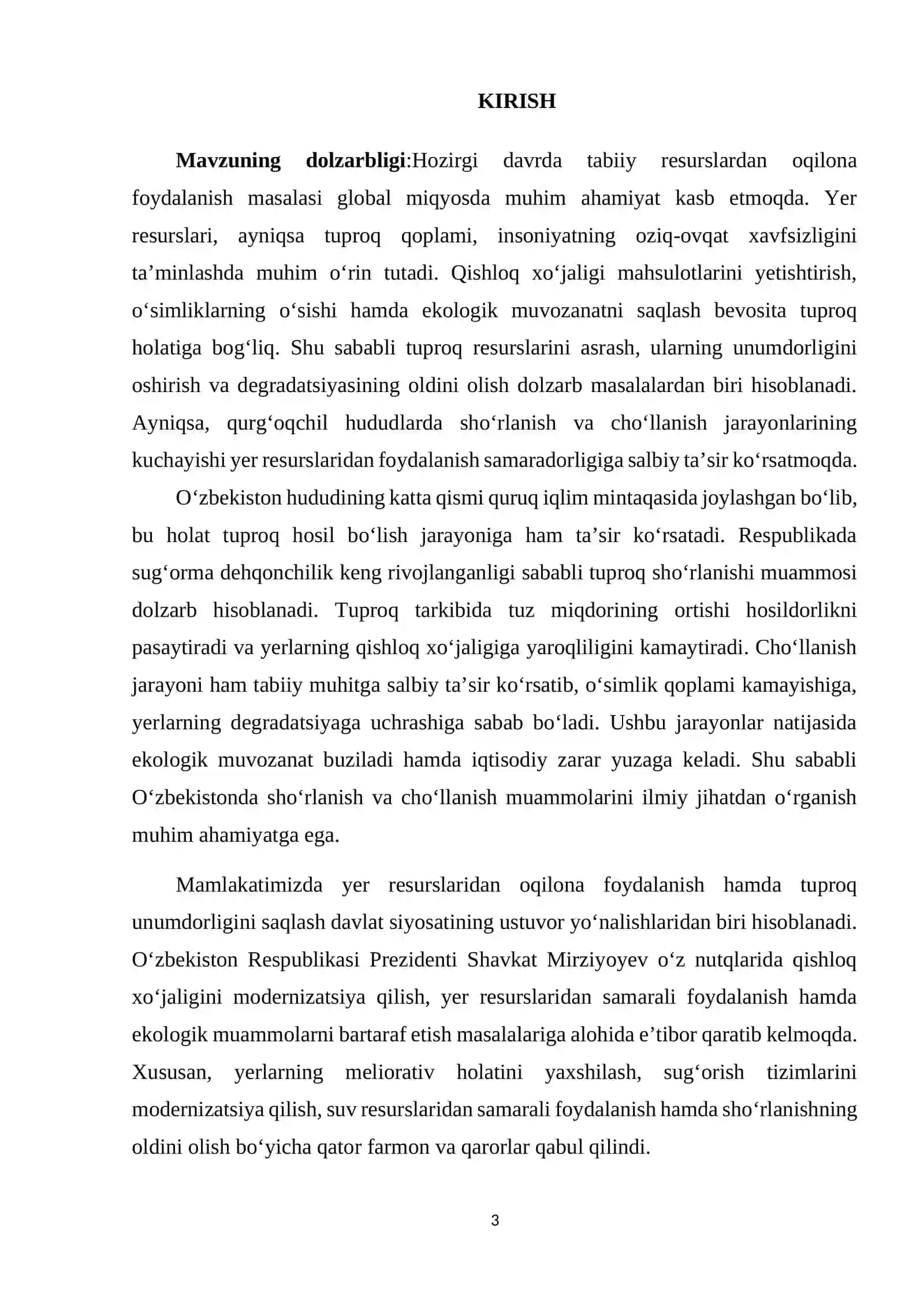 O‘zbekistonda sho‘rlanish va cho‘llanish muammolari 3