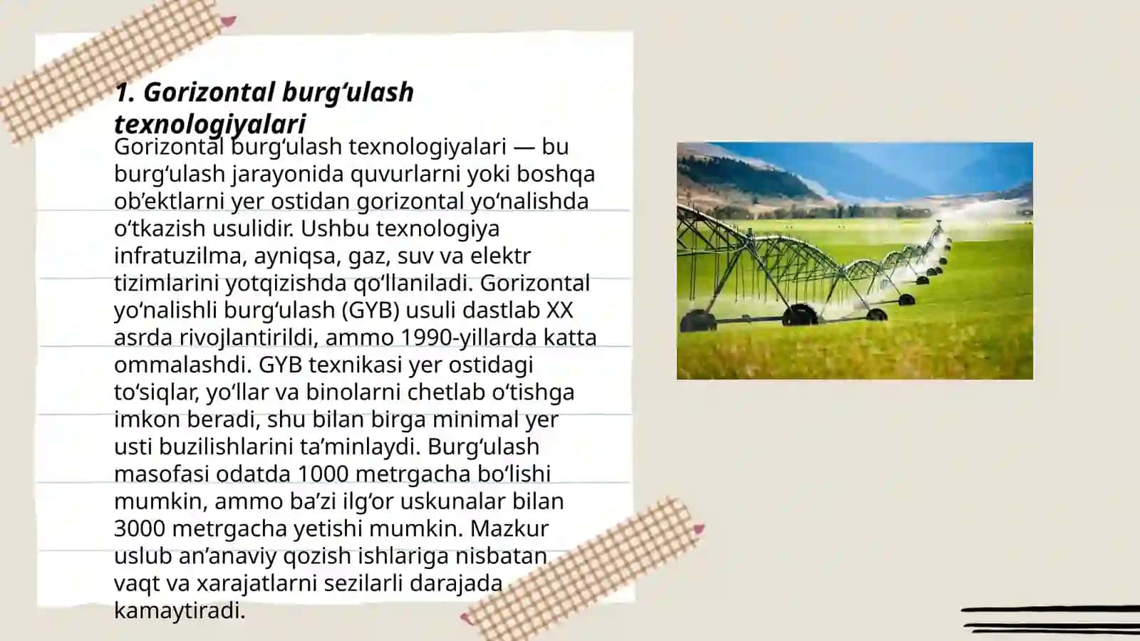 Gorizontal burg‘ulash texnologiyalari 3