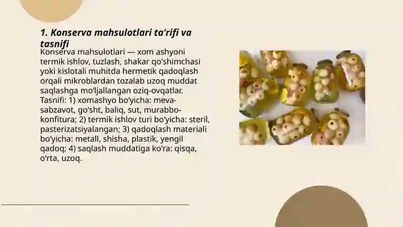 Konserva mahsulotlari texnologiyasi 3