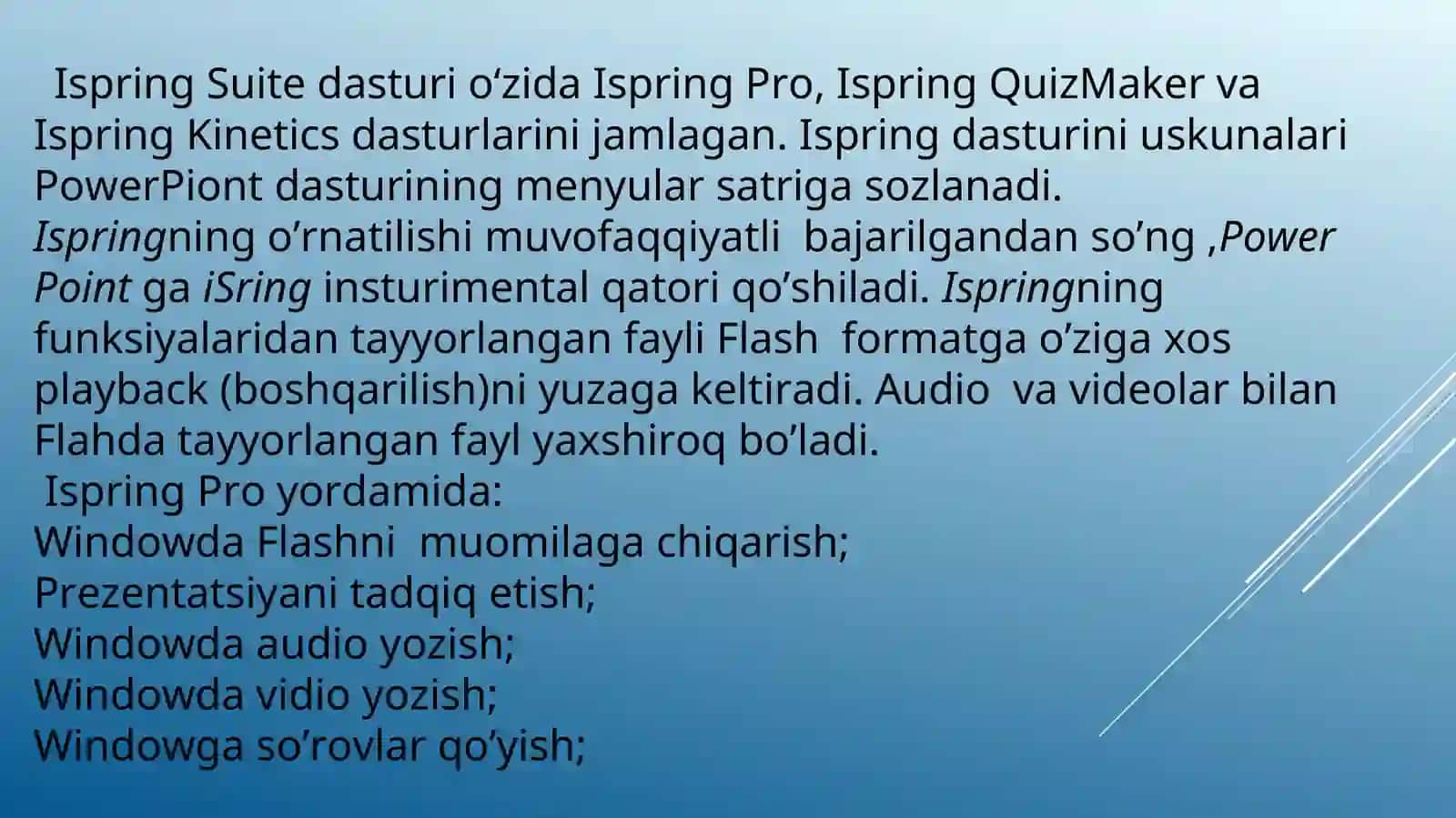 TA'LIMDA QO`LLANILADIGAN ELECTRON O'QUV VOSITALARI TURLARI VA TAVSIFI 3
