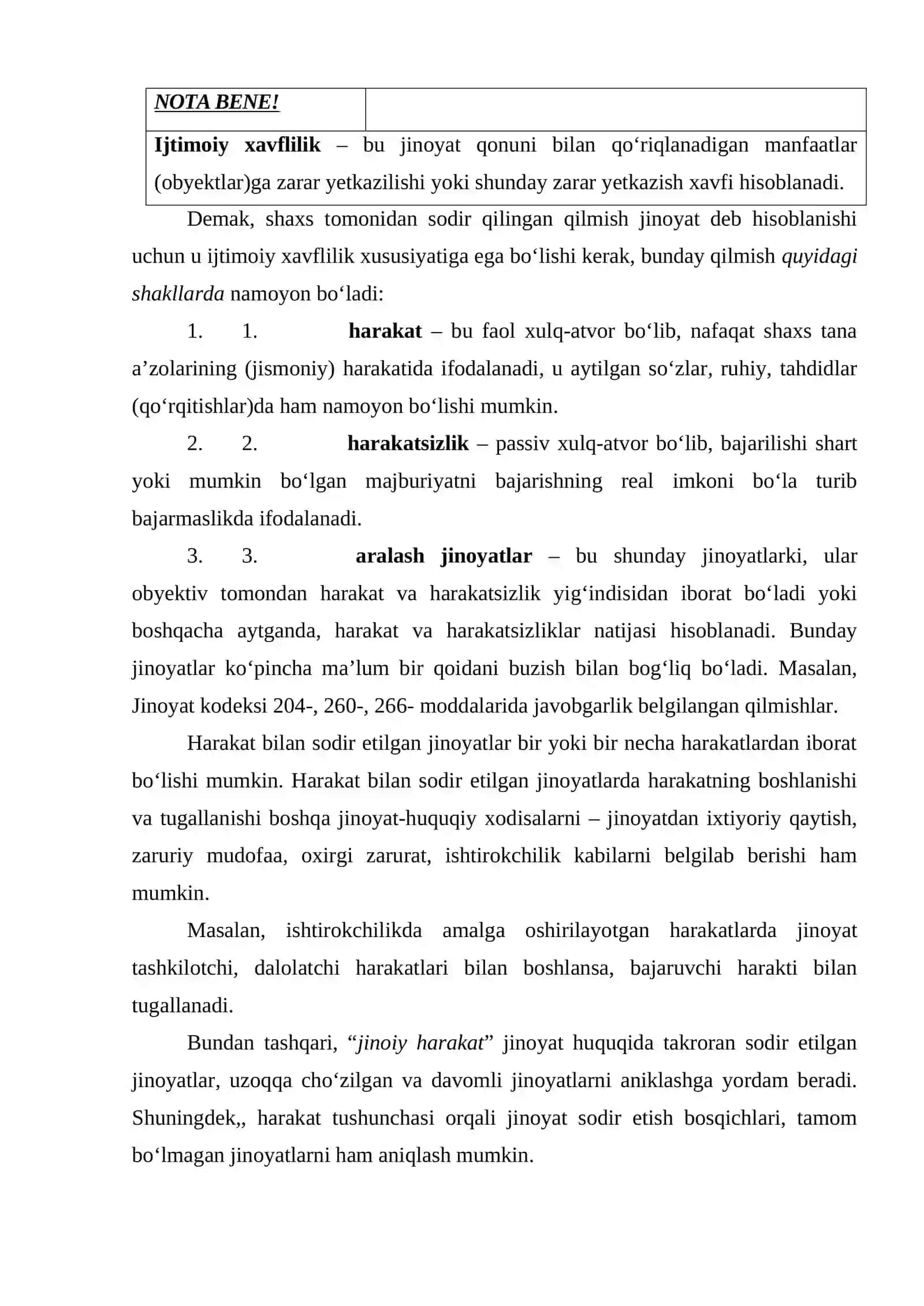 Jinoyat va jinoyatchilik tushunchasi 3