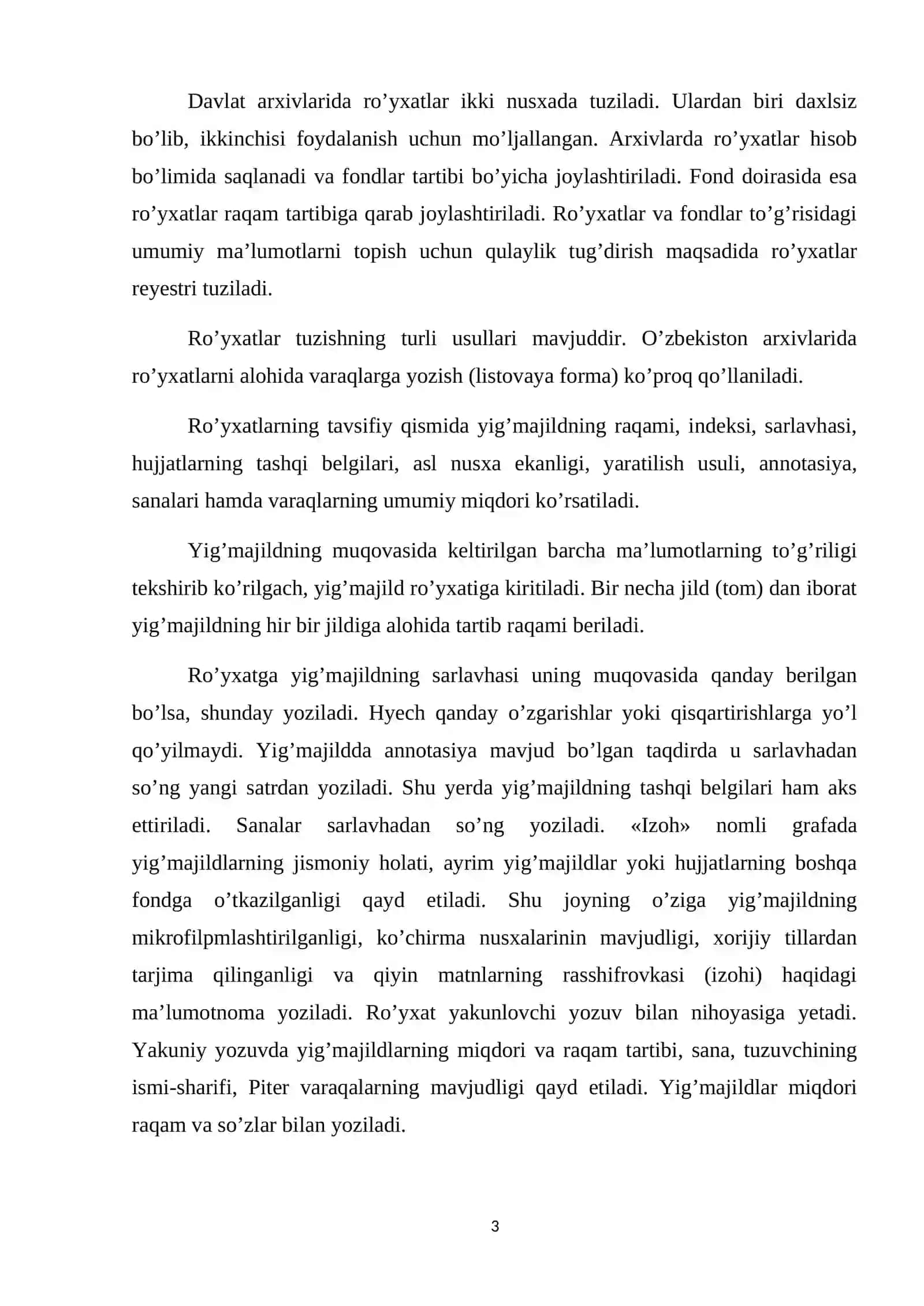 Arxiv xujjatlarini kataloglashtirish 3