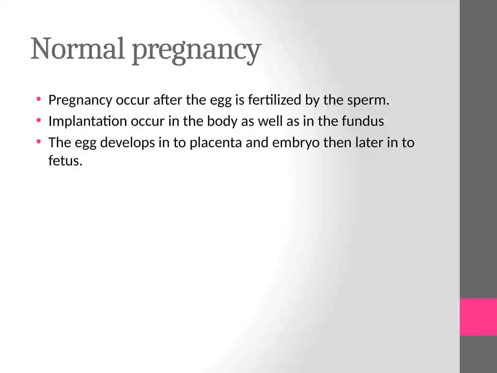 Signs of Pregnancy 3