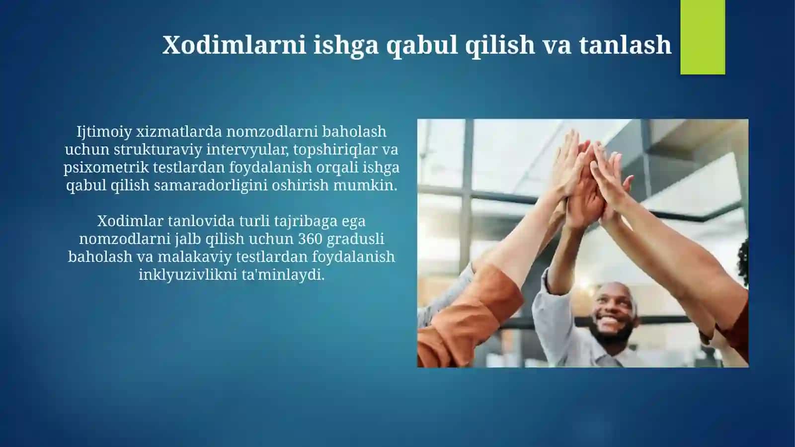 Sotsial xizmatda personalni boshqarish 3