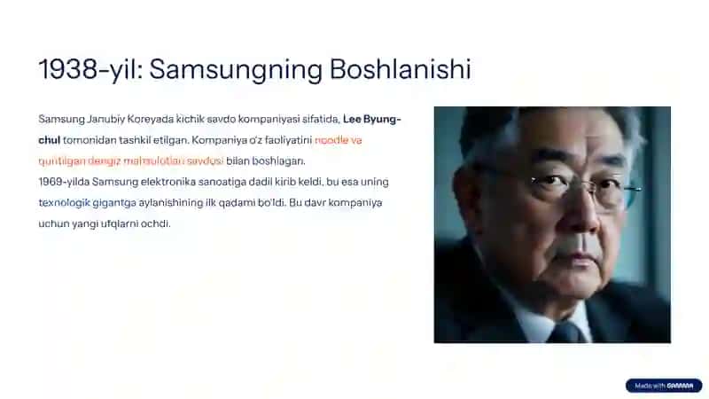 Samsung: Brend Tarixi, Mahsulotlari va Global Strategiyasi 3