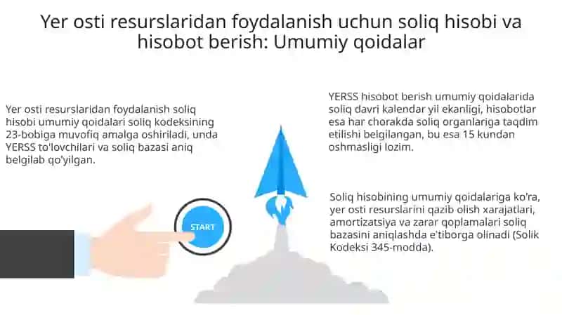 Yer osti resurslaridan foydalanish uchun soliq hisobi va hisobot berish tartibi 3