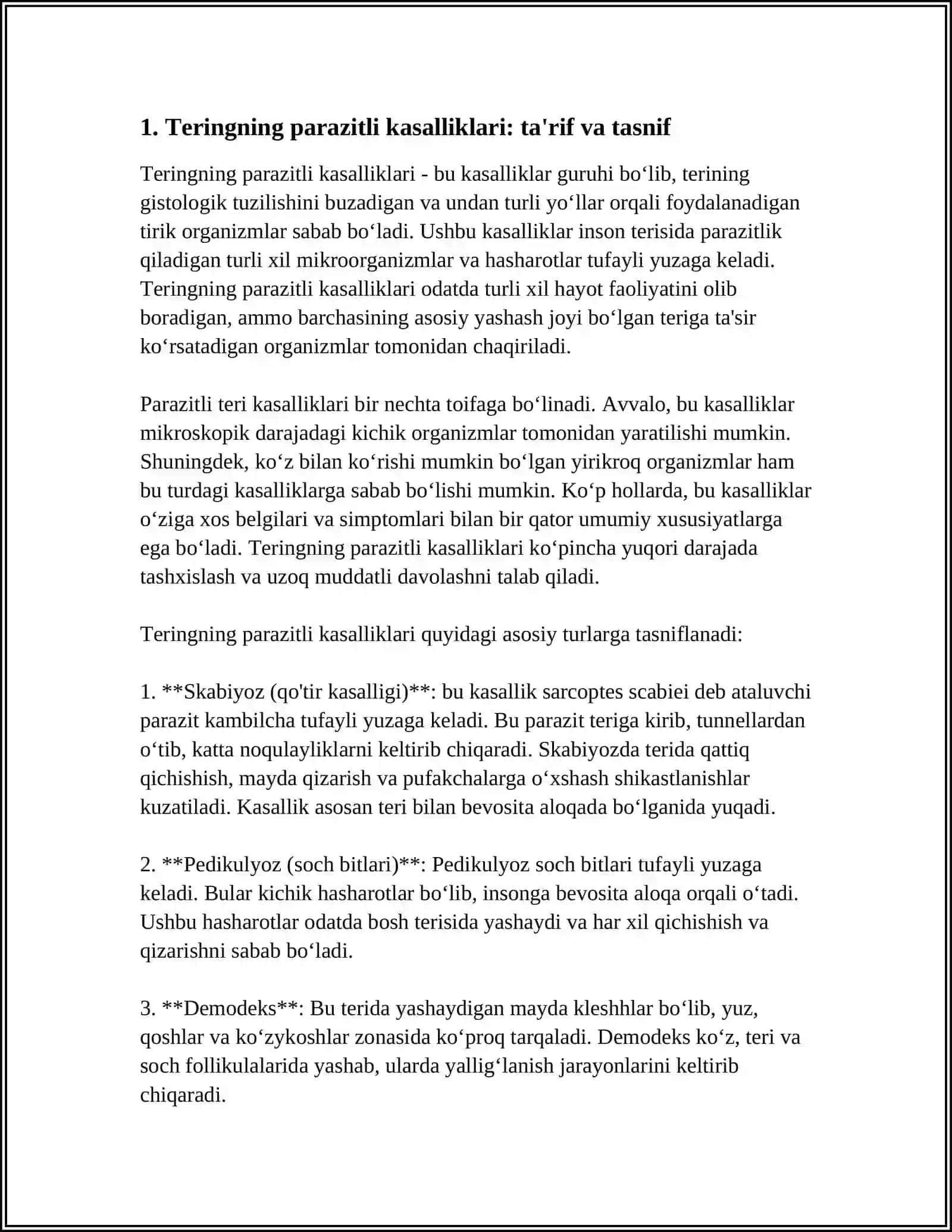 TERINING PARAZITLI KASALLIKLARI 3