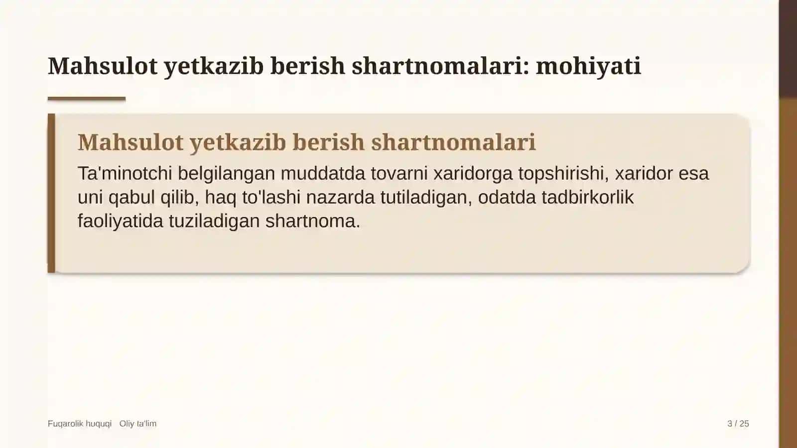 Agroturizmda mahsulot yetkazib berish shartnomalari 3