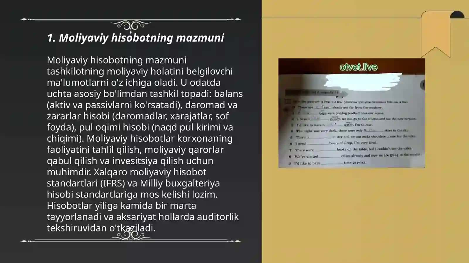 Moliyaviy hisobat: mazmuni, funksiyalari va uning turlari 3