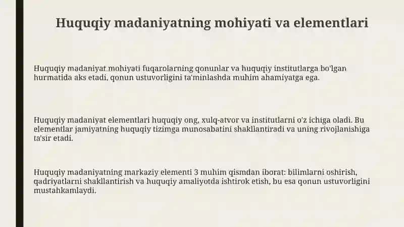 Huquqiy madaniyat 3