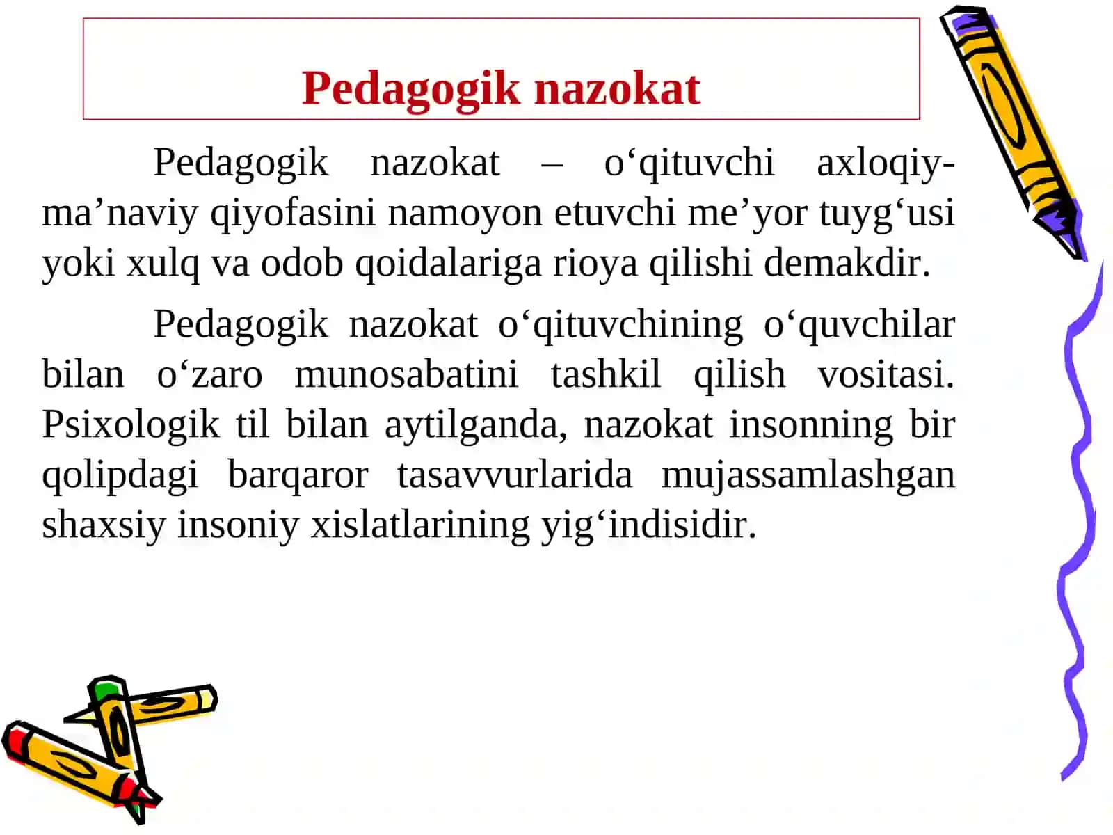 Pedagogik nazokat 3