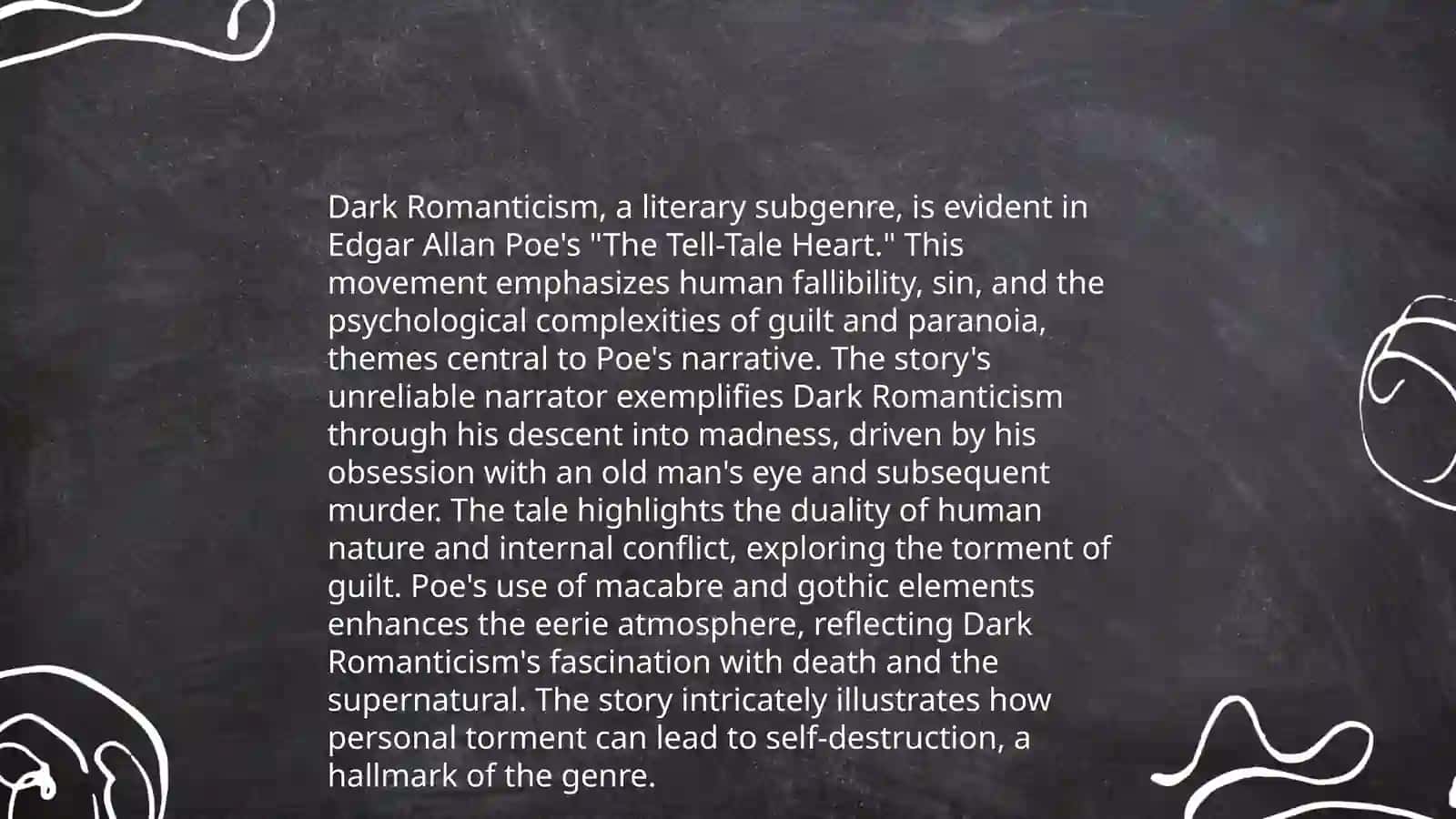 Dark Romanticism and The Tell-Tale Heart novel 3