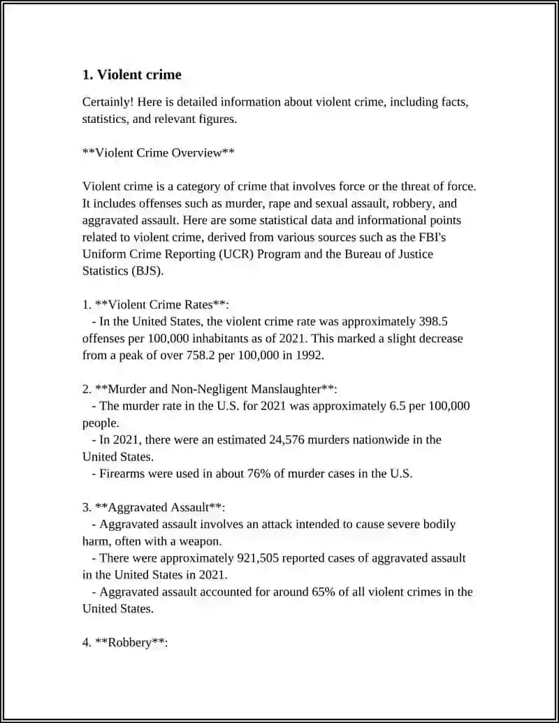 Violent Crime Overview 3