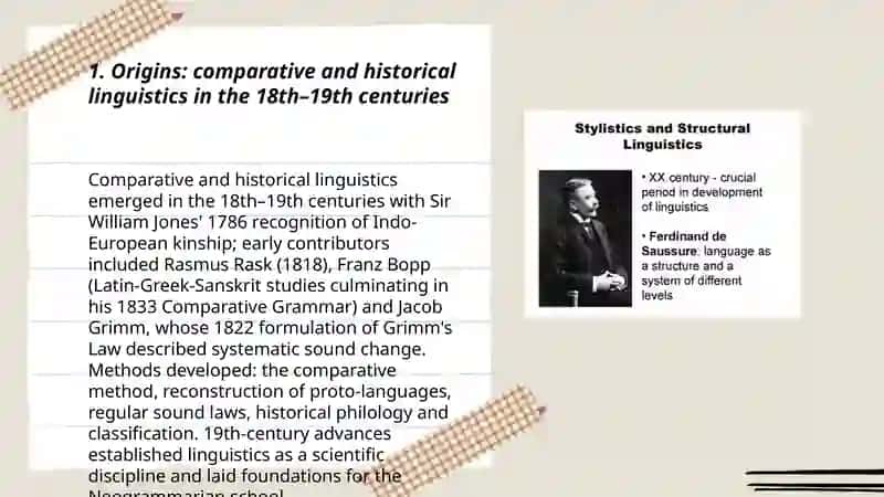Formation and development of linguistics 3