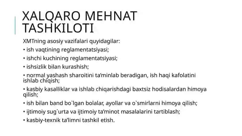 Xalqaro mehnat tashkiloti 3