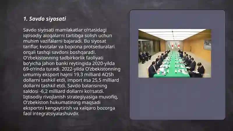 Kareya jahon mamlakatlarini iqtisodiy siyosati 3