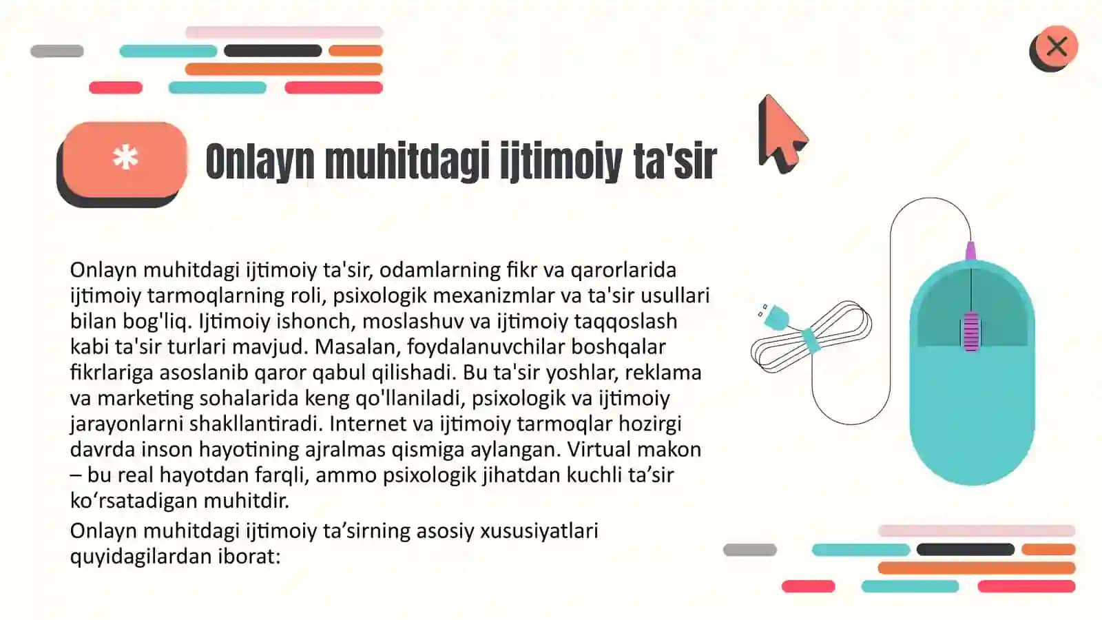 Internet va ijtimoiy tarmoqlardagi psixologik ta'sir 3